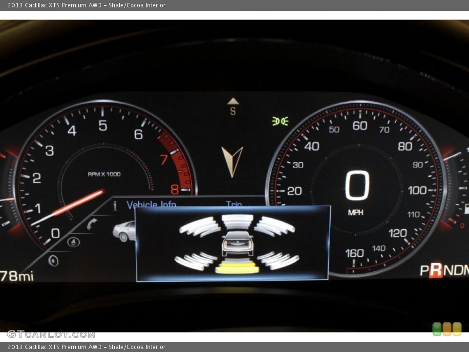 Shale/Cocoa Interior Gauges for the 2013 Cadillac XTS Premium AWD #72987454