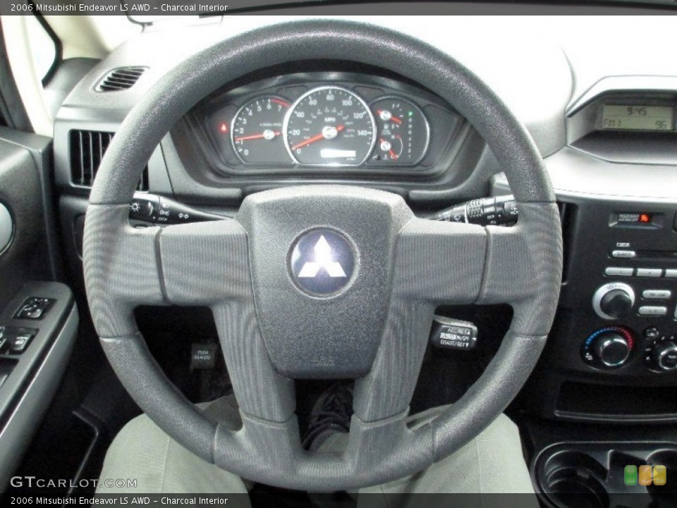 Charcoal Interior Steering Wheel for the 2006 Mitsubishi Endeavor LS AWD #72988152