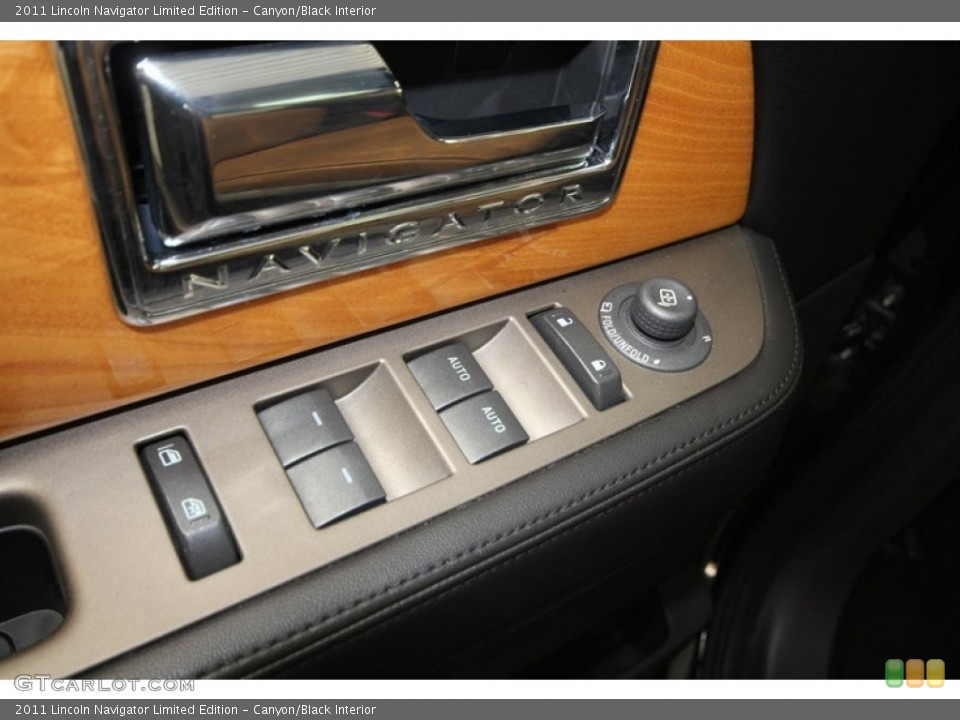 Canyon/Black Interior Controls for the 2011 Lincoln Navigator Limited Edition #72988659
