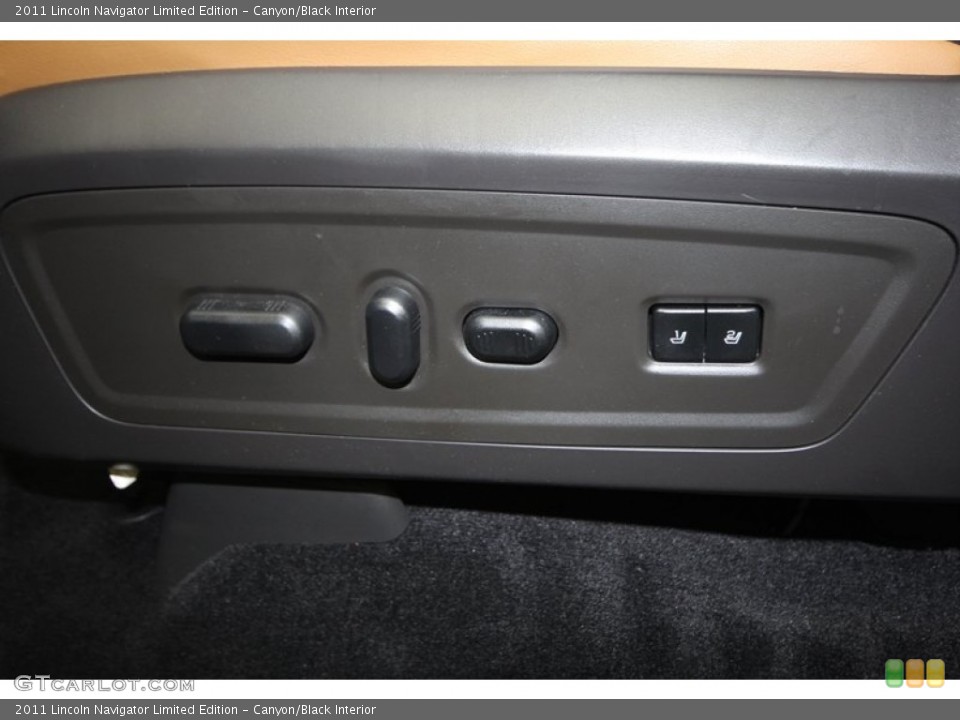 Canyon/Black Interior Controls for the 2011 Lincoln Navigator Limited Edition #72988662