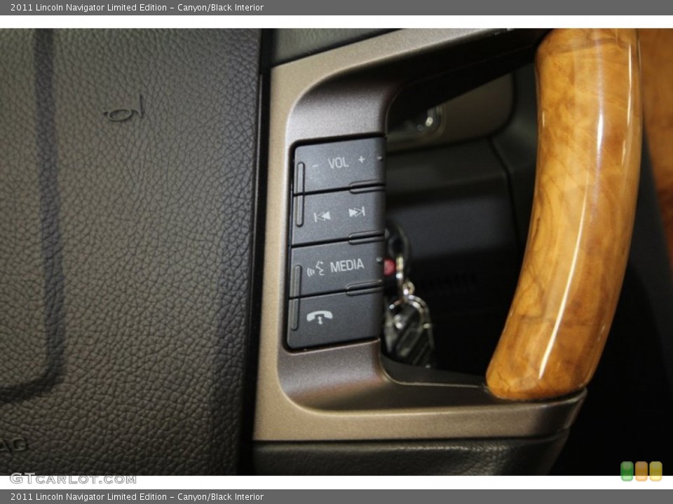 Canyon/Black Interior Controls for the 2011 Lincoln Navigator Limited Edition #72988749