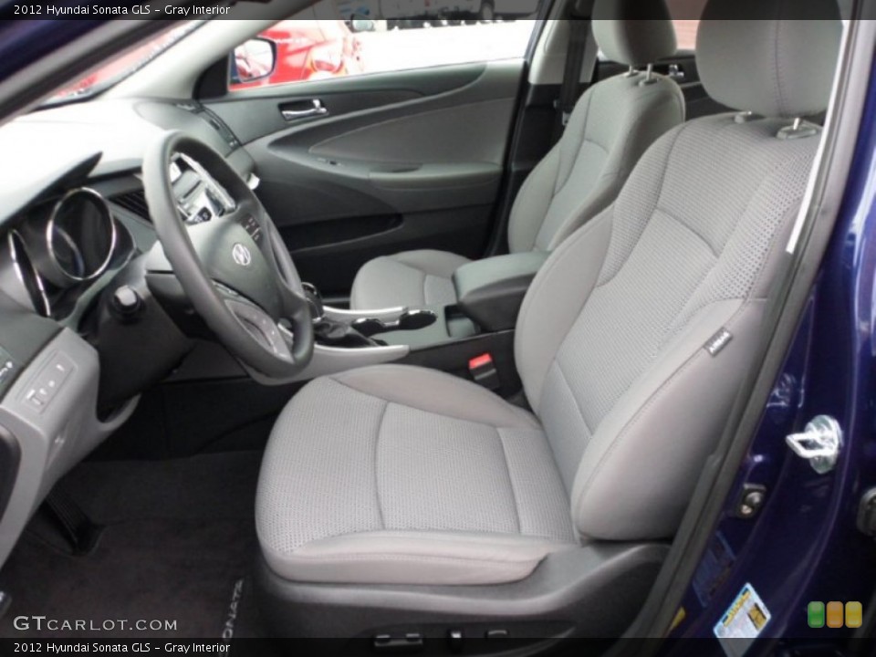 Gray Interior Front Seat for the 2012 Hyundai Sonata GLS #72988785
