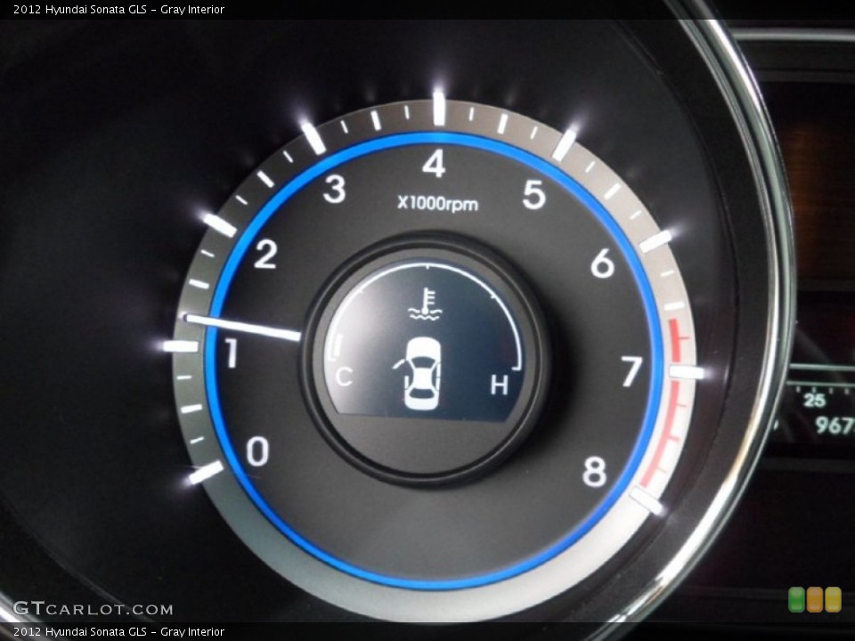 Gray Interior Gauges for the 2012 Hyundai Sonata GLS #72988827