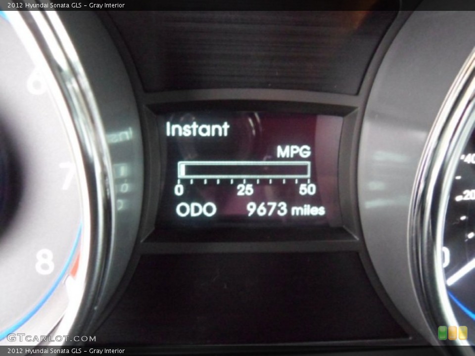 Gray Interior Gauges for the 2012 Hyundai Sonata GLS #72988833