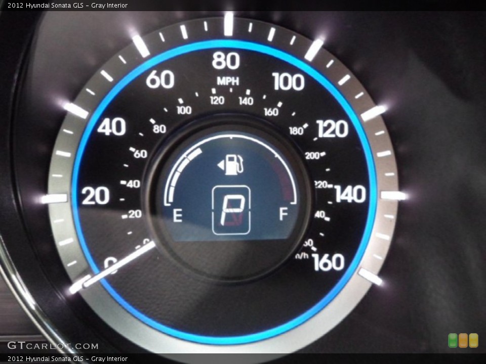 Gray Interior Gauges for the 2012 Hyundai Sonata GLS #72988839