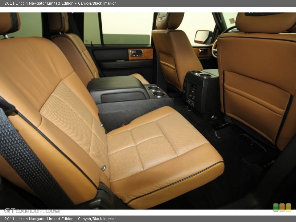 Canyon/Black Interior Rear Seat for the 2011 Lincoln Navigator Limited Edition #72988842