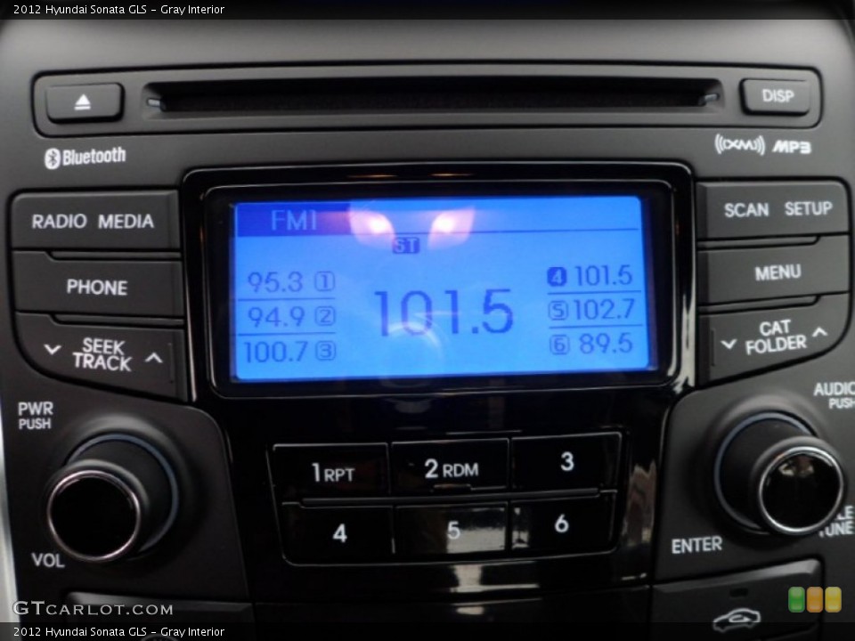 Gray Interior Audio System for the 2012 Hyundai Sonata GLS #72988857