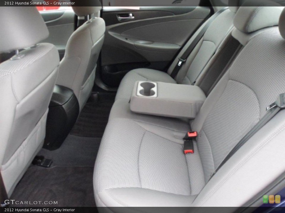 Gray Interior Rear Seat for the 2012 Hyundai Sonata GLS #72988896