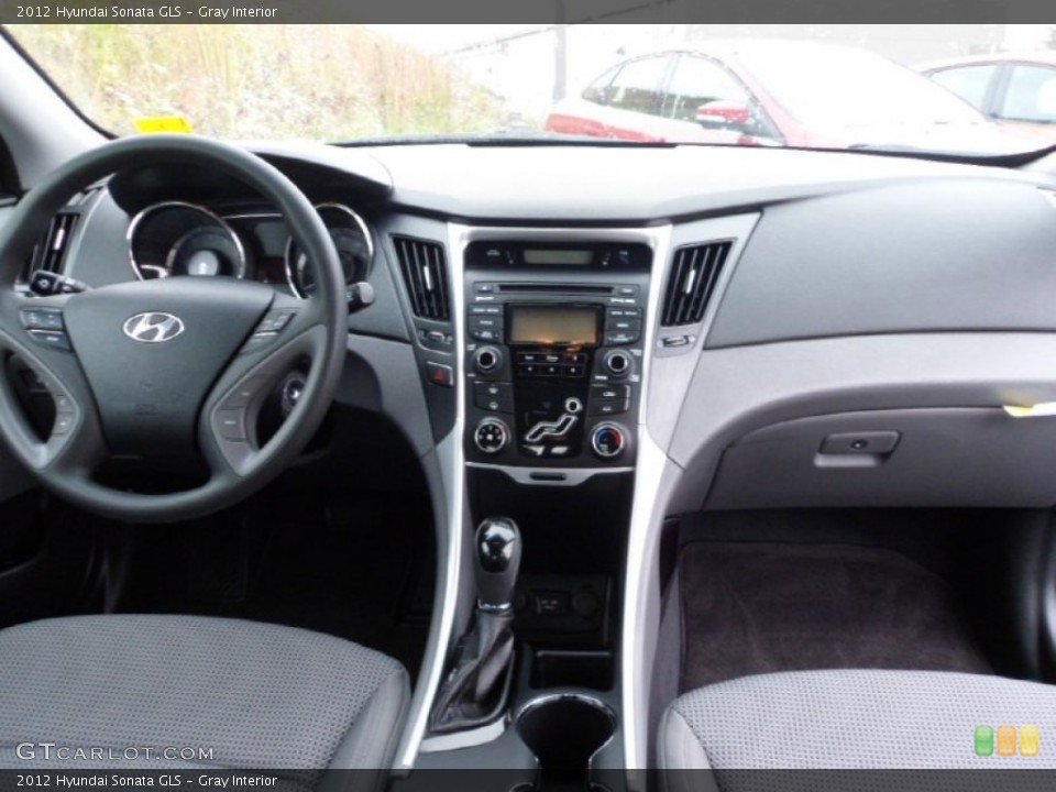 Gray Interior Dashboard for the 2012 Hyundai Sonata GLS #72988944