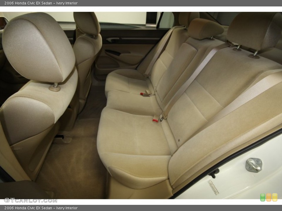 Ivory Interior Rear Seat for the 2006 Honda Civic EX Sedan #72989445