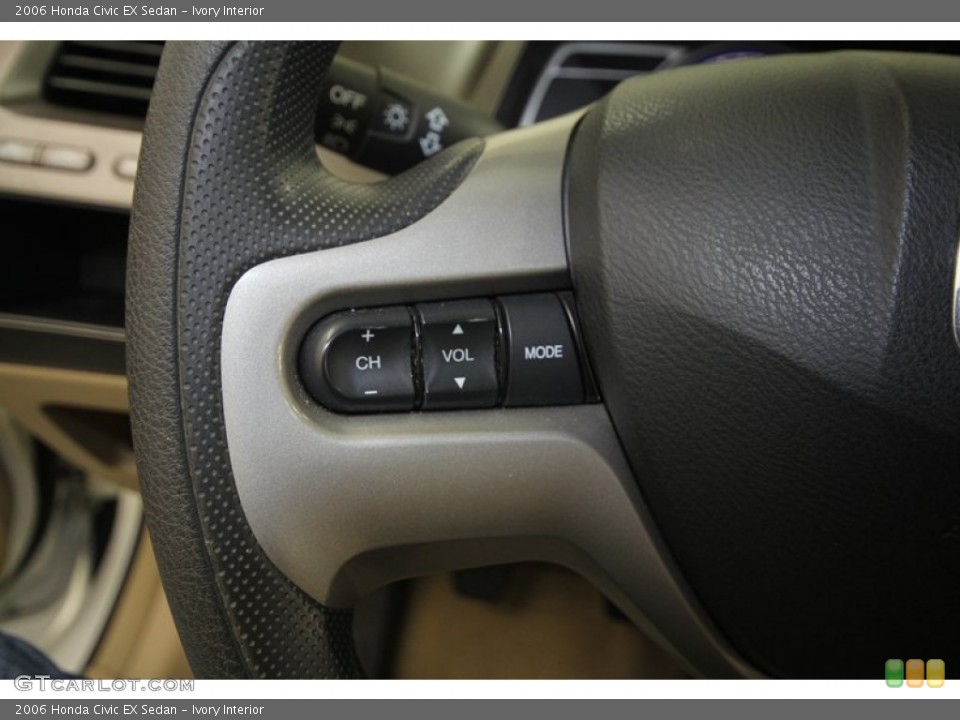 Ivory Interior Controls for the 2006 Honda Civic EX Sedan #72989475