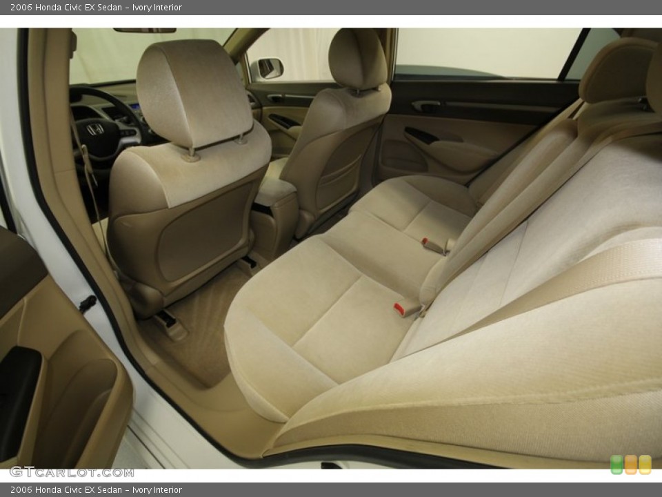 Ivory Interior Rear Seat for the 2006 Honda Civic EX Sedan #72989478