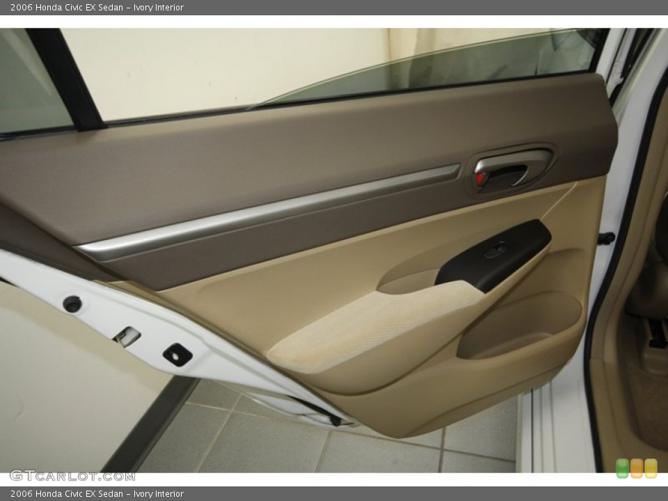 Ivory Interior Door Panel for the 2006 Honda Civic EX Sedan #72989481