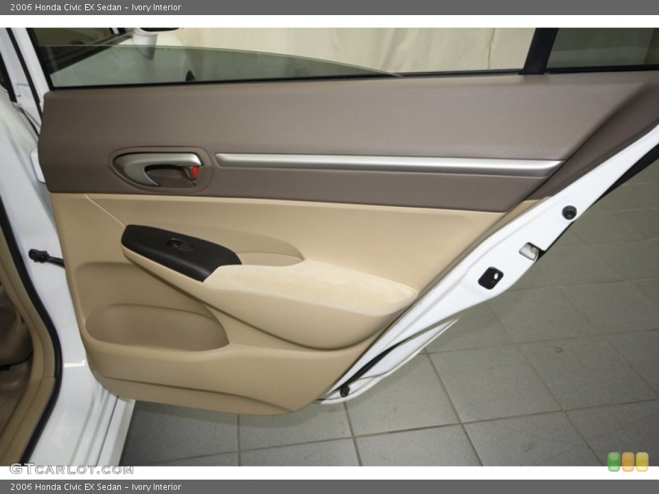 Ivory Interior Door Panel for the 2006 Honda Civic EX Sedan #72989496