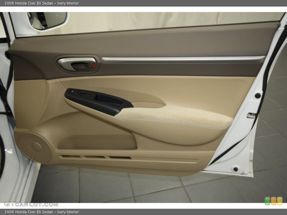 Ivory Interior Door Panel for the 2006 Honda Civic EX Sedan #72989505