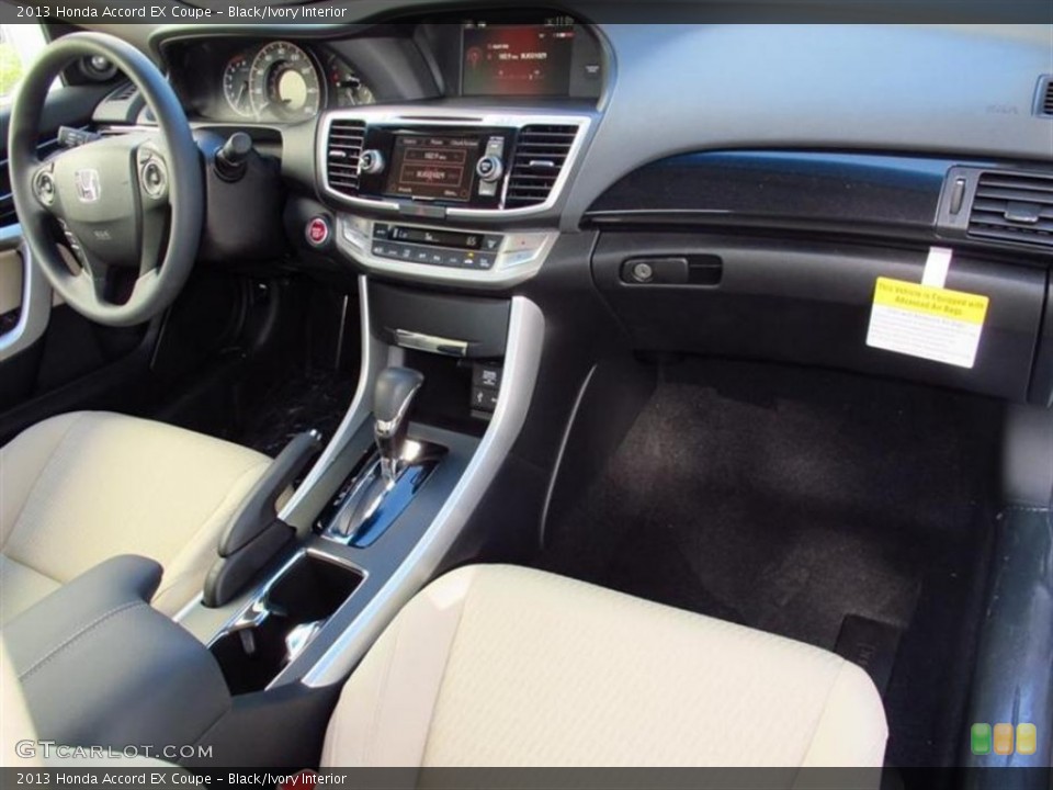Black Ivory Interior Dashboard For The 2013 Honda Accord Ex