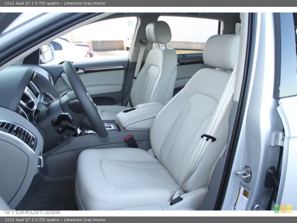 Limestone Gray Interior Photo for the 2013 Audi Q7 3.0 TDI quattro #72994720