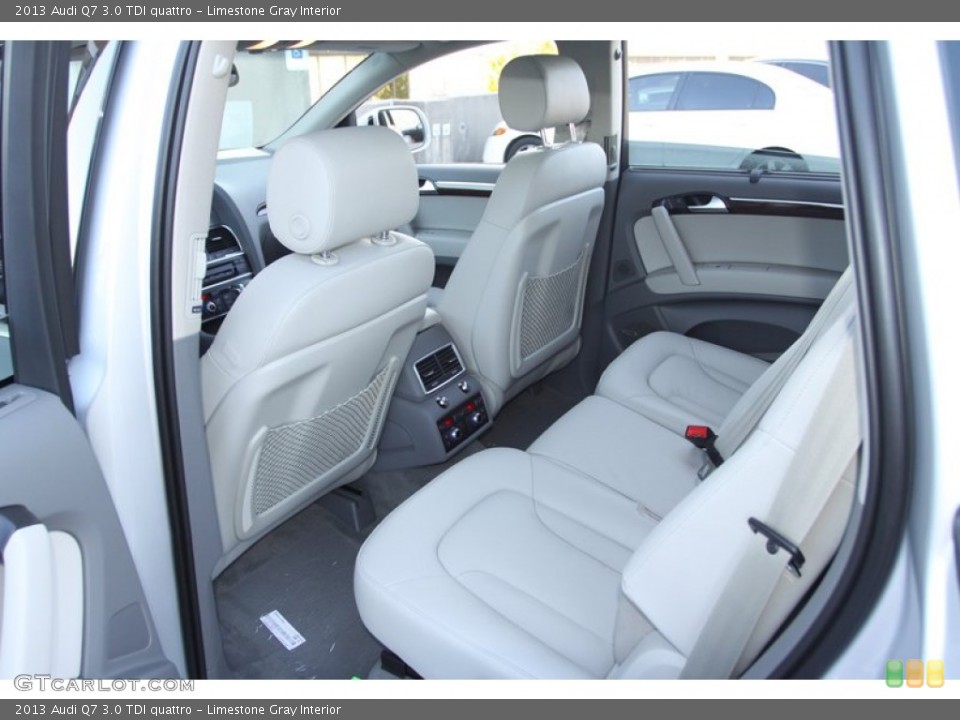 Limestone Gray Interior Photo for the 2013 Audi Q7 3.0 TDI quattro #72994741