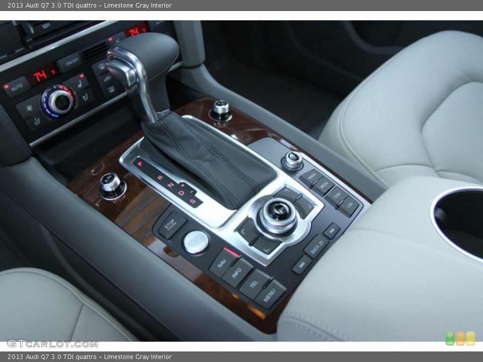 Limestone Gray Interior Transmission for the 2013 Audi Q7 3.0 TDI quattro #72994898