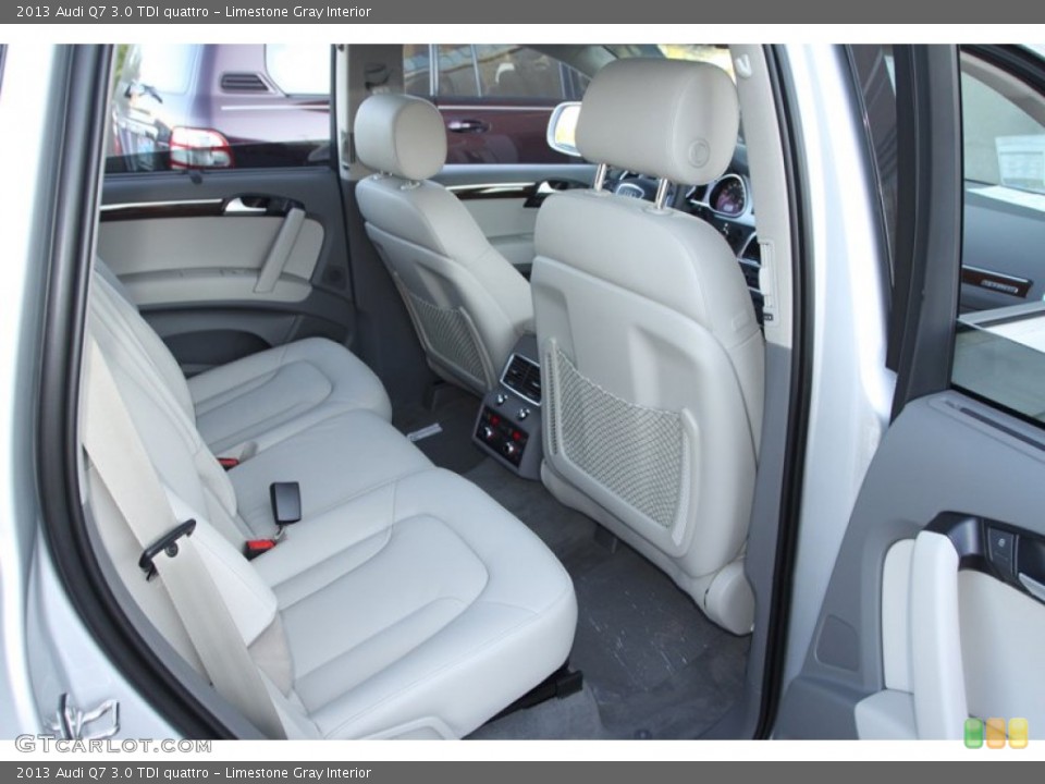 Limestone Gray Interior Photo for the 2013 Audi Q7 3.0 TDI quattro #72994983