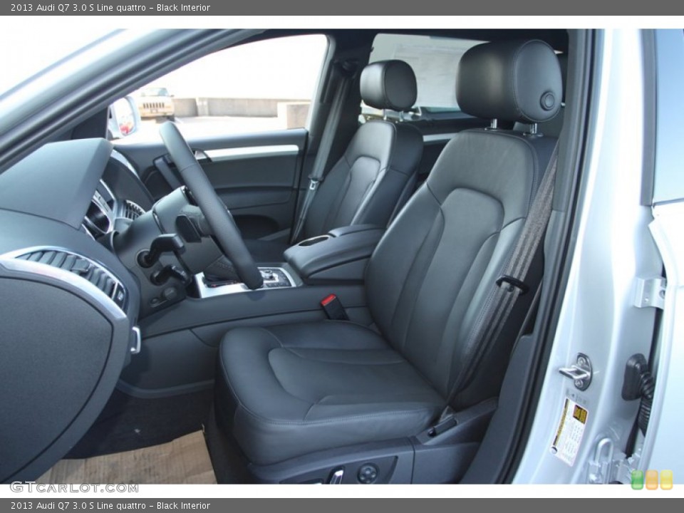 Black Interior Front Seat for the 2013 Audi Q7 3.0 S Line quattro #72995434