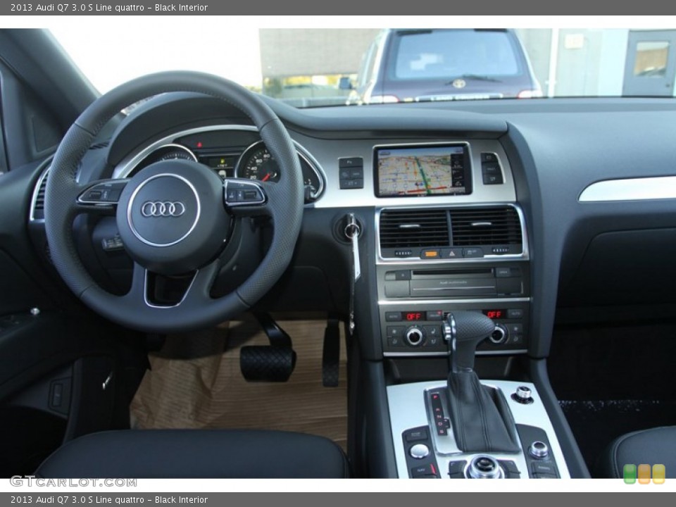 Black Interior Dashboard for the 2013 Audi Q7 3.0 S Line quattro #72995536