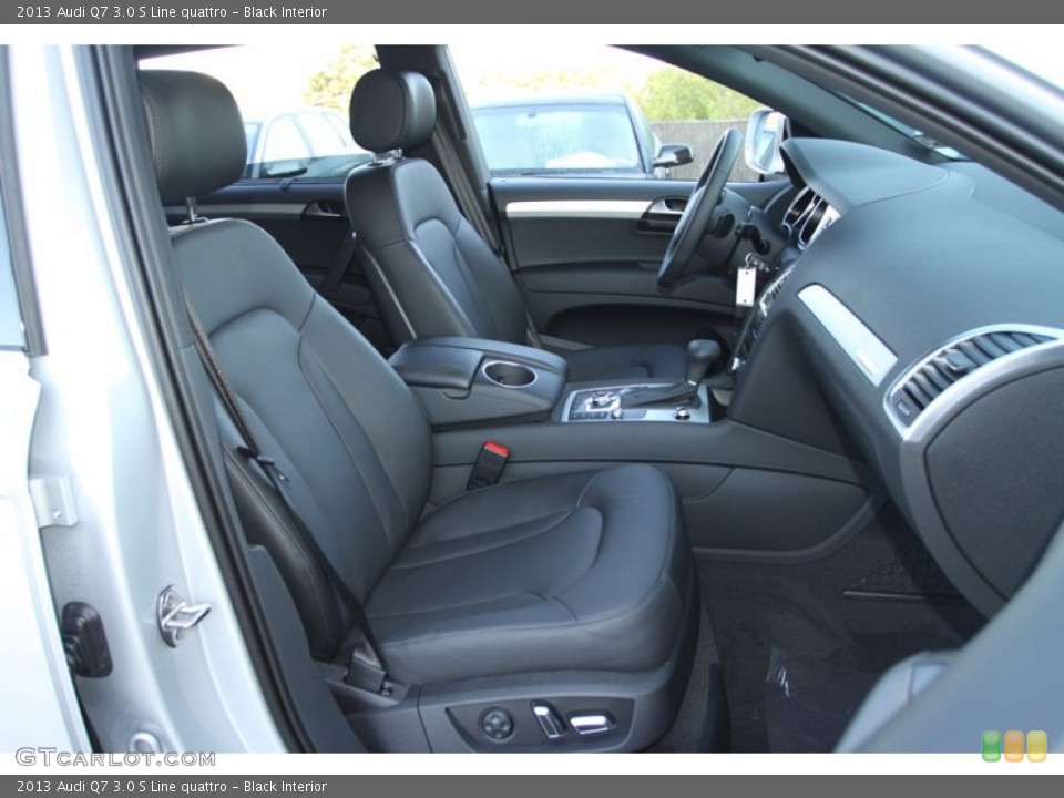 Black Interior Front Seat for the 2013 Audi Q7 3.0 S Line quattro #72995859