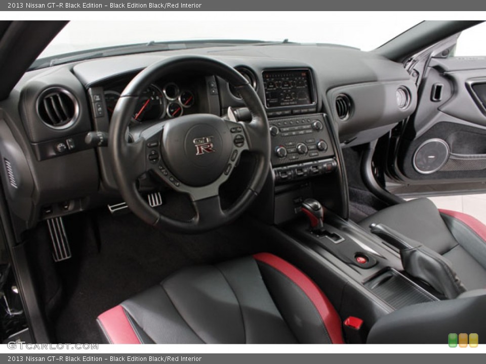 Black Edition Black/Red Interior Prime Interior for the 2013 Nissan GT-R Black Edition #72998665