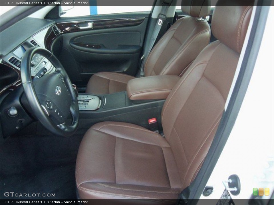 Saddle Interior Photo for the 2012 Hyundai Genesis 3.8 Sedan #72999154