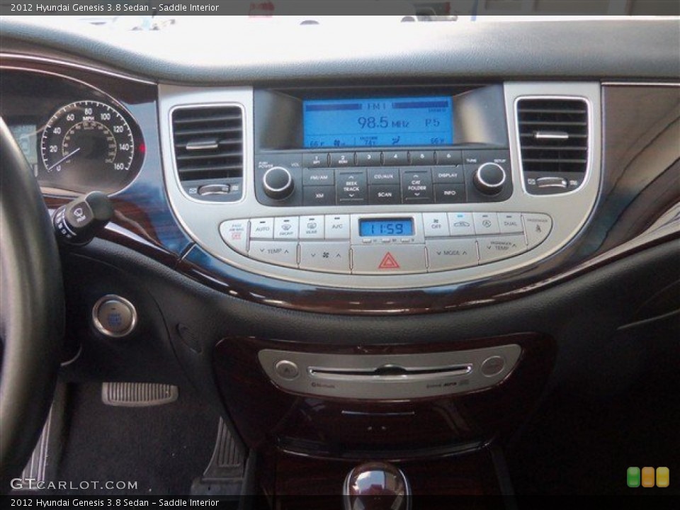 Saddle Interior Controls for the 2012 Hyundai Genesis 3.8 Sedan #72999262