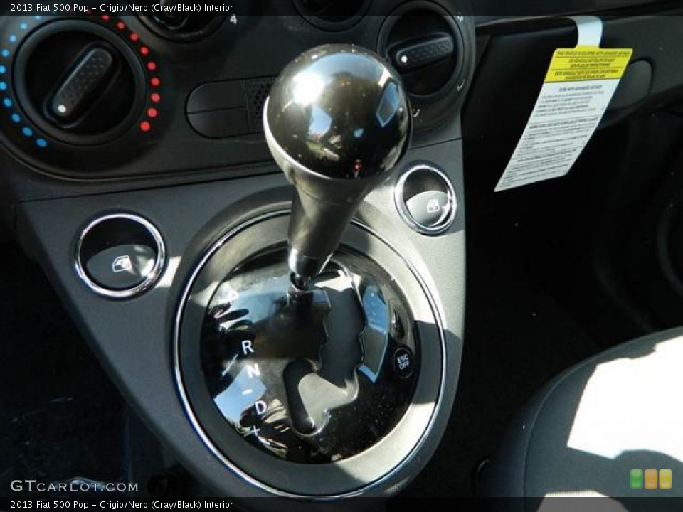 Grigio/Nero (Gray/Black) Interior Transmission for the 2013 Fiat 500 Pop #73000126