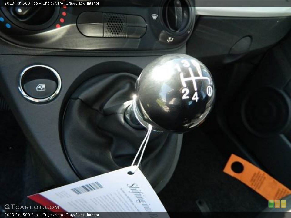 Grigio/Nero (Gray/Black) Interior Transmission for the 2013 Fiat 500 Pop #73001714