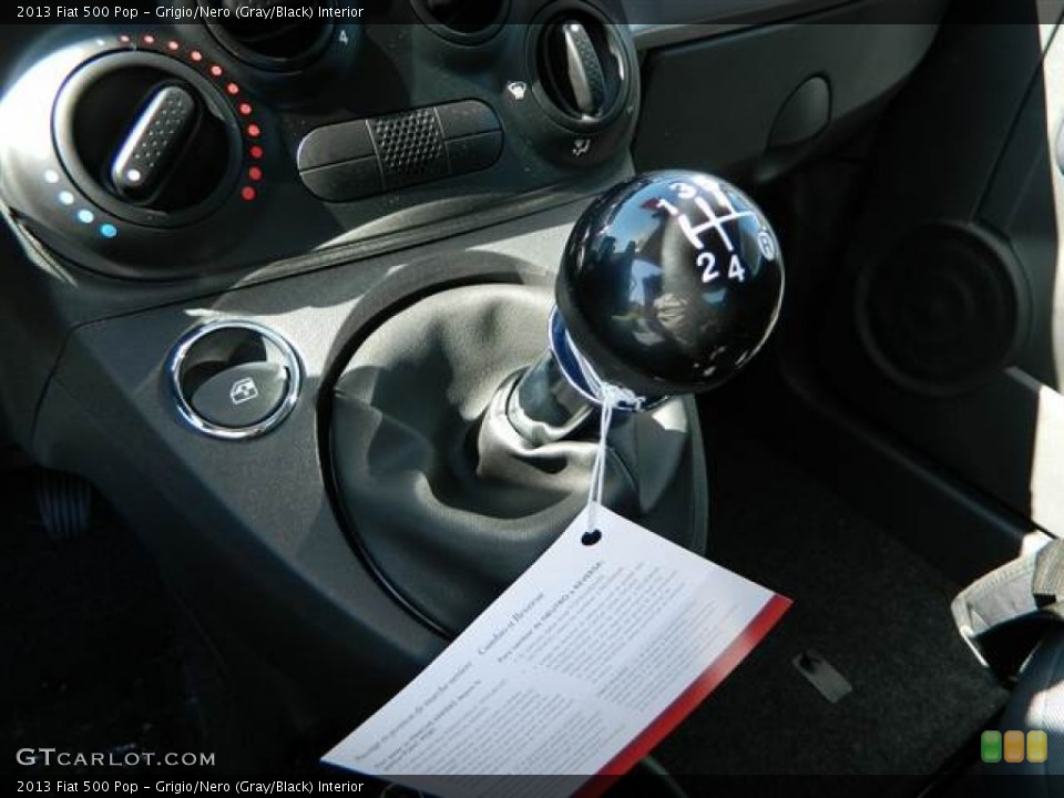 Grigio/Nero (Gray/Black) Interior Transmission for the 2013 Fiat 500 Pop #73002517