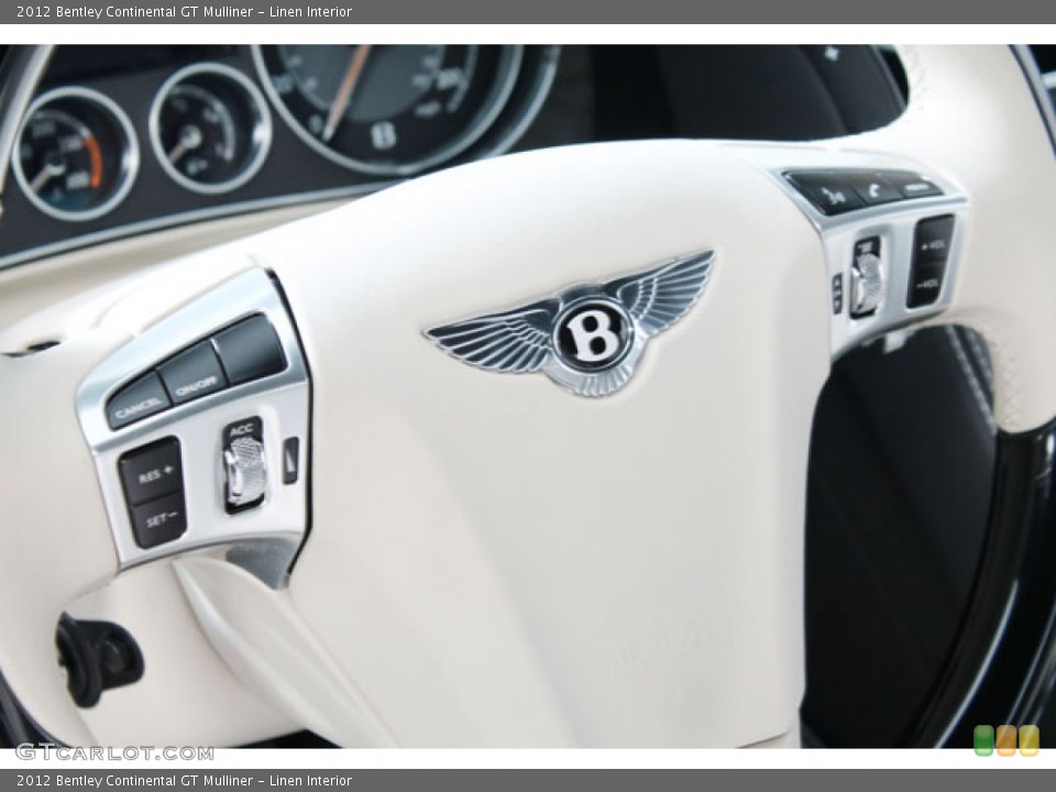 Linen Interior Controls for the 2012 Bentley Continental GT Mulliner #73003799