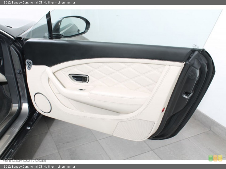 Linen Interior Door Panel for the 2012 Bentley Continental GT Mulliner #73003918