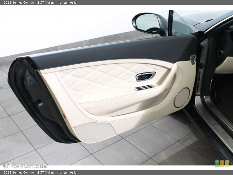 Linen Interior Door Panel for the 2012 Bentley Continental GT Mulliner #73003945