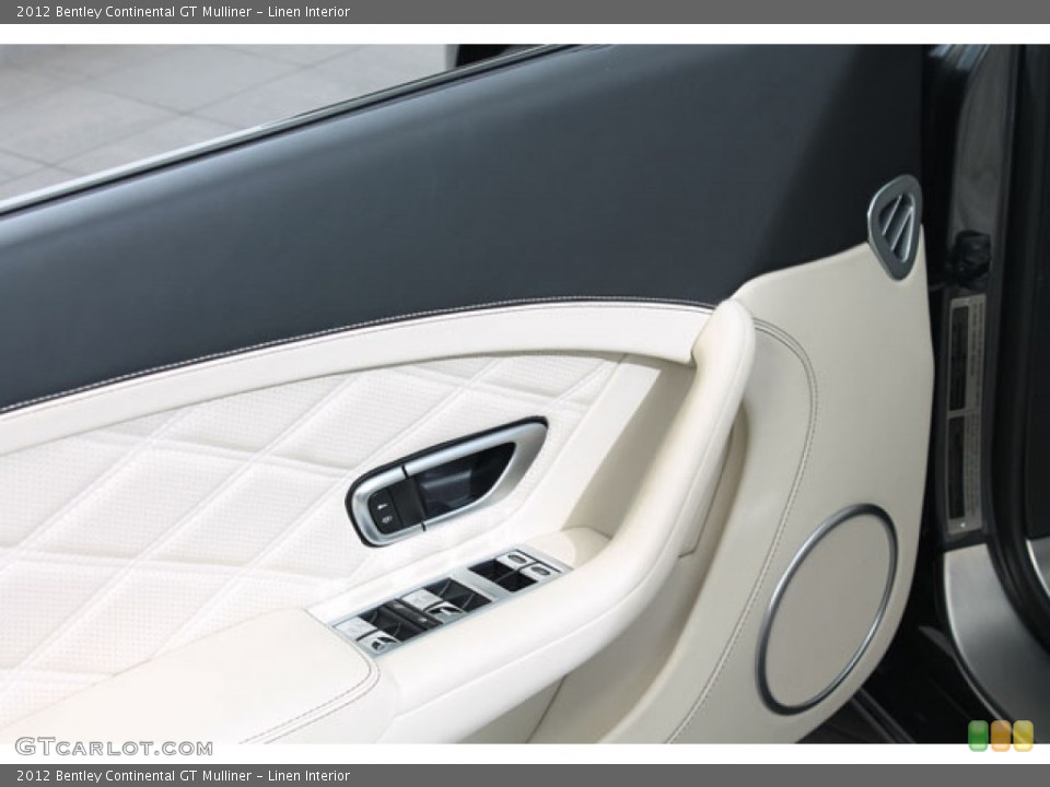 Linen Interior Controls for the 2012 Bentley Continental GT Mulliner #73003960