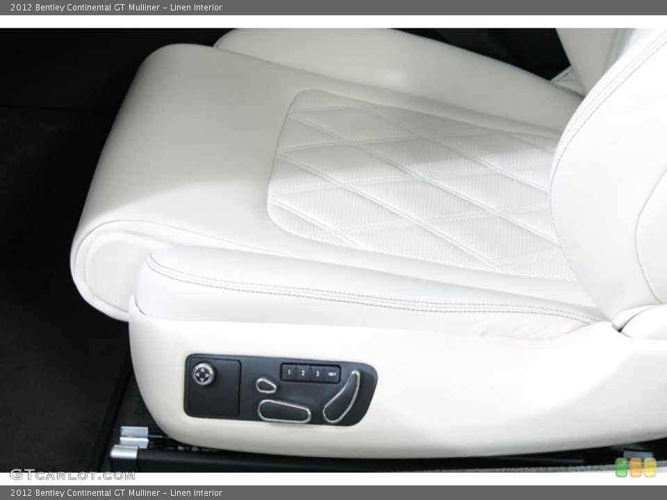 Linen Interior Controls for the 2012 Bentley Continental GT Mulliner #73004035