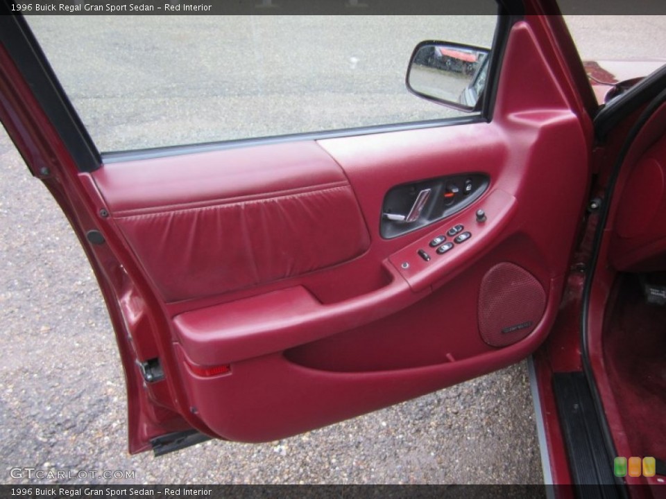 Red Interior Door Panel for the 1996 Buick Regal Gran Sport Sedan #73004860