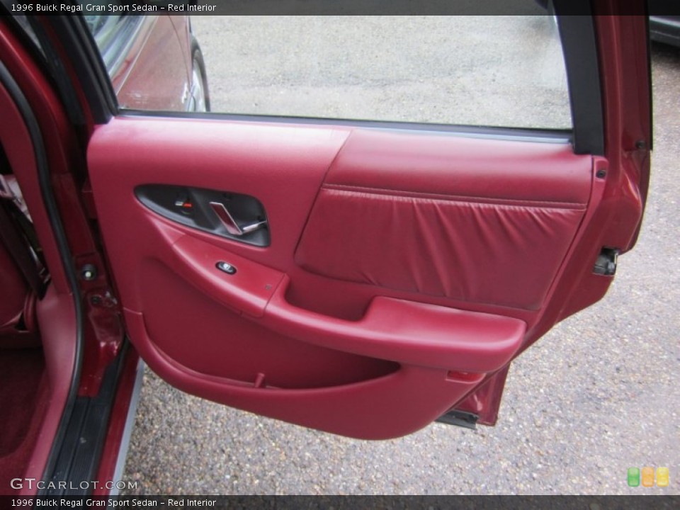 Red Interior Door Panel for the 1996 Buick Regal Gran Sport Sedan #73004944