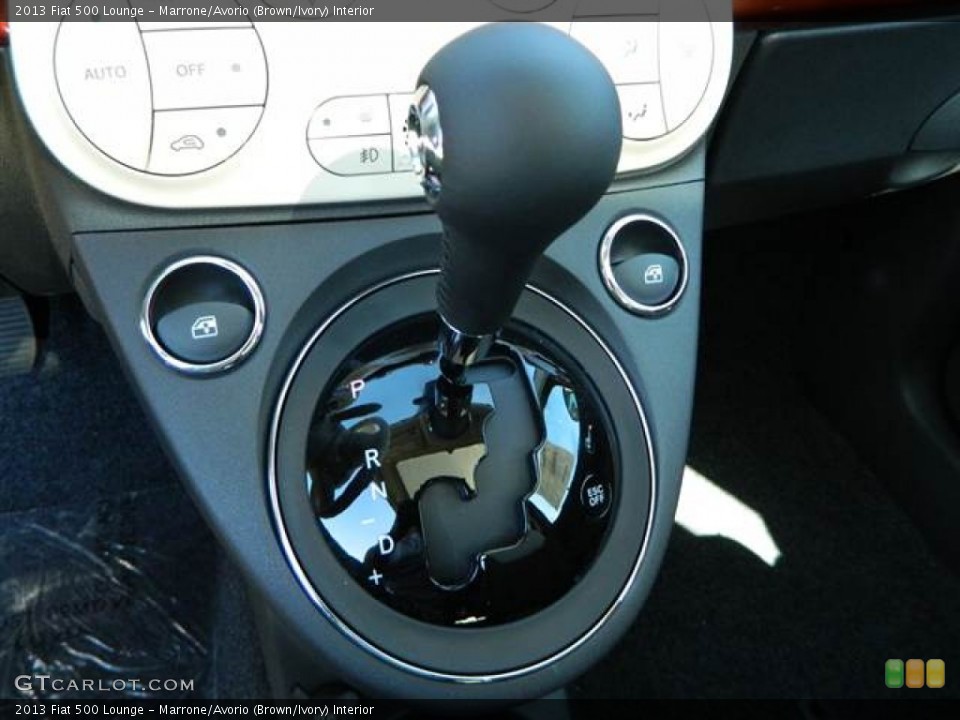 Marrone/Avorio (Brown/Ivory) Interior Transmission for the 2013 Fiat 500 Lounge #73005146