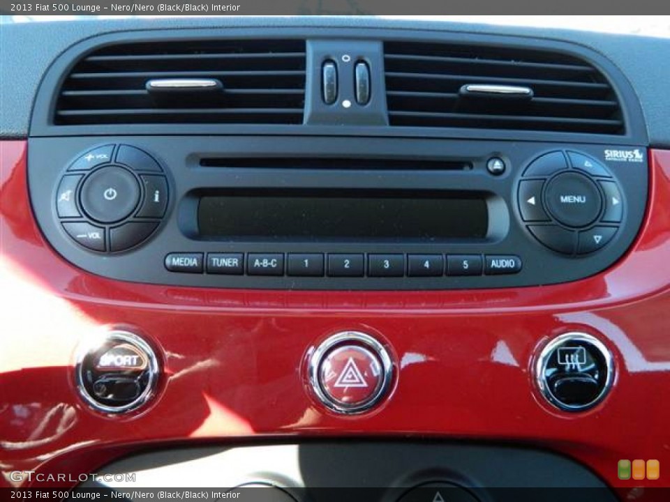 Nero/Nero (Black/Black) Interior Audio System for the 2013 Fiat 500 Lounge #73005526