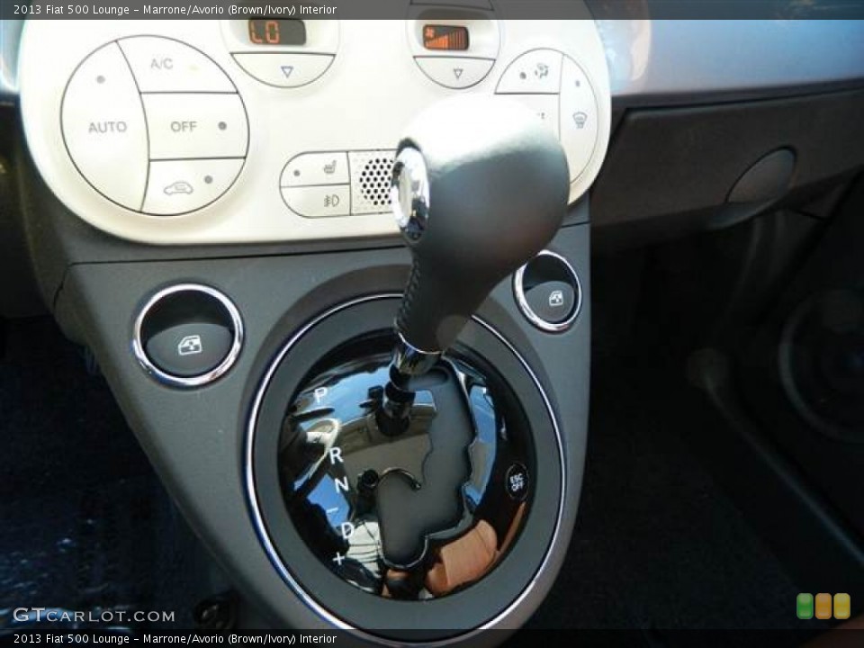Marrone/Avorio (Brown/Ivory) Interior Transmission for the 2013 Fiat 500 Lounge #73005952