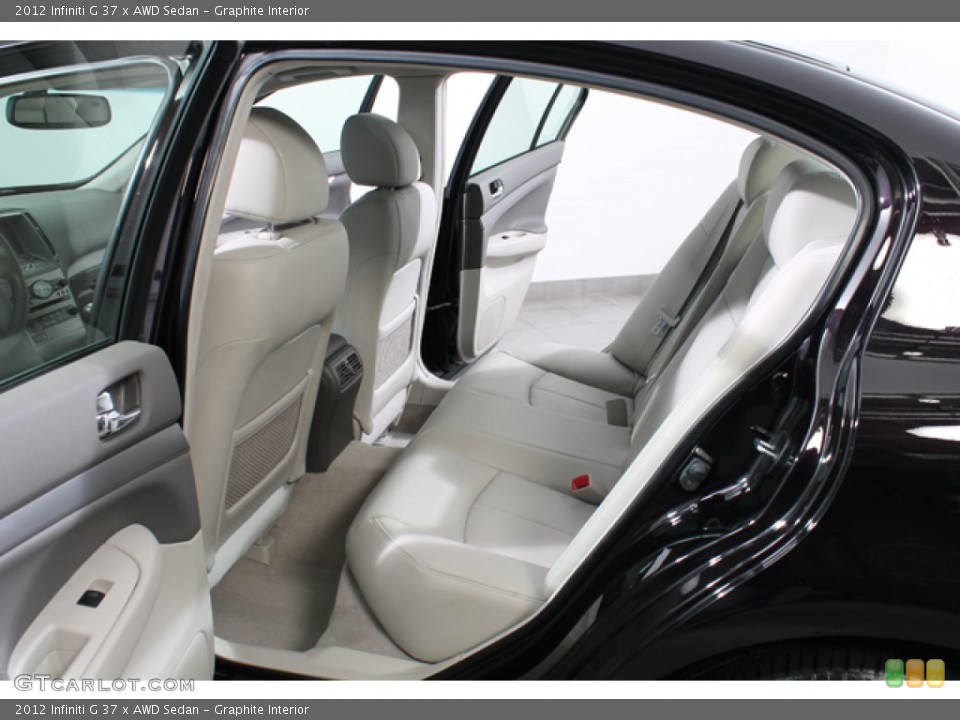 Graphite Interior Photo for the 2012 Infiniti G 37 x AWD Sedan #73006122