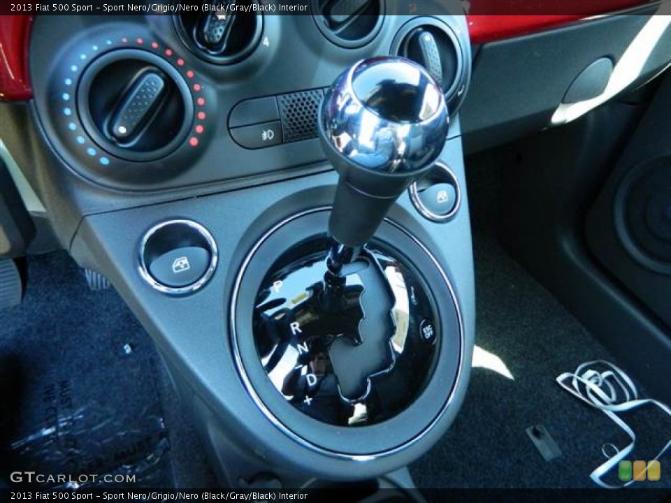 Sport Nero/Grigio/Nero (Black/Gray/Black) Interior Transmission for the 2013 Fiat 500 Sport #73006405