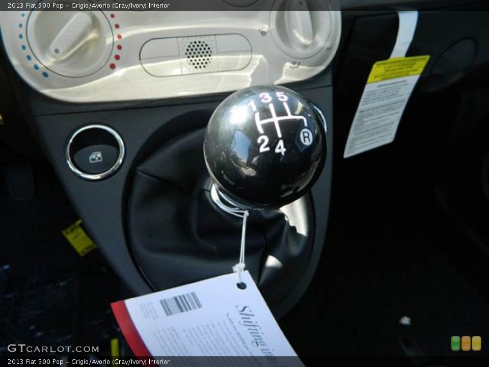Grigio/Avorio (Gray/Ivory) Interior Transmission for the 2013 Fiat 500 Pop #73007395