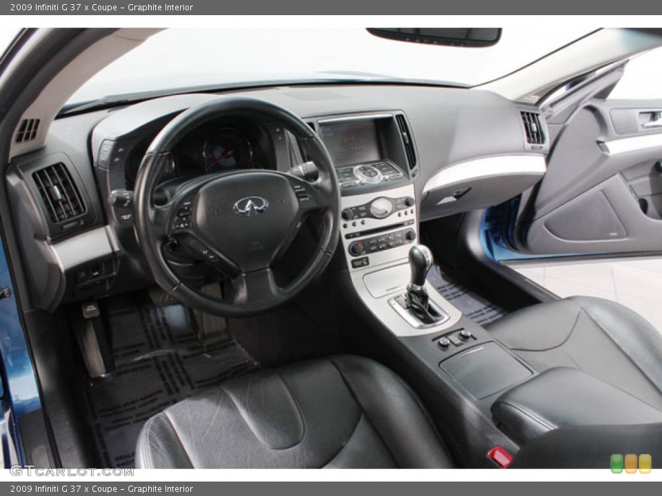 Graphite Interior Prime Interior for the 2009 Infiniti G 37 x Coupe #73008880
