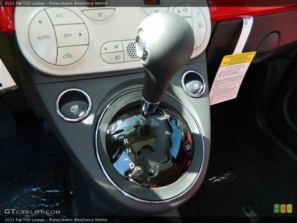 Rosso/Avorio (Red/Ivory) Interior Transmission for the 2013 Fiat 500 Lounge #73010449