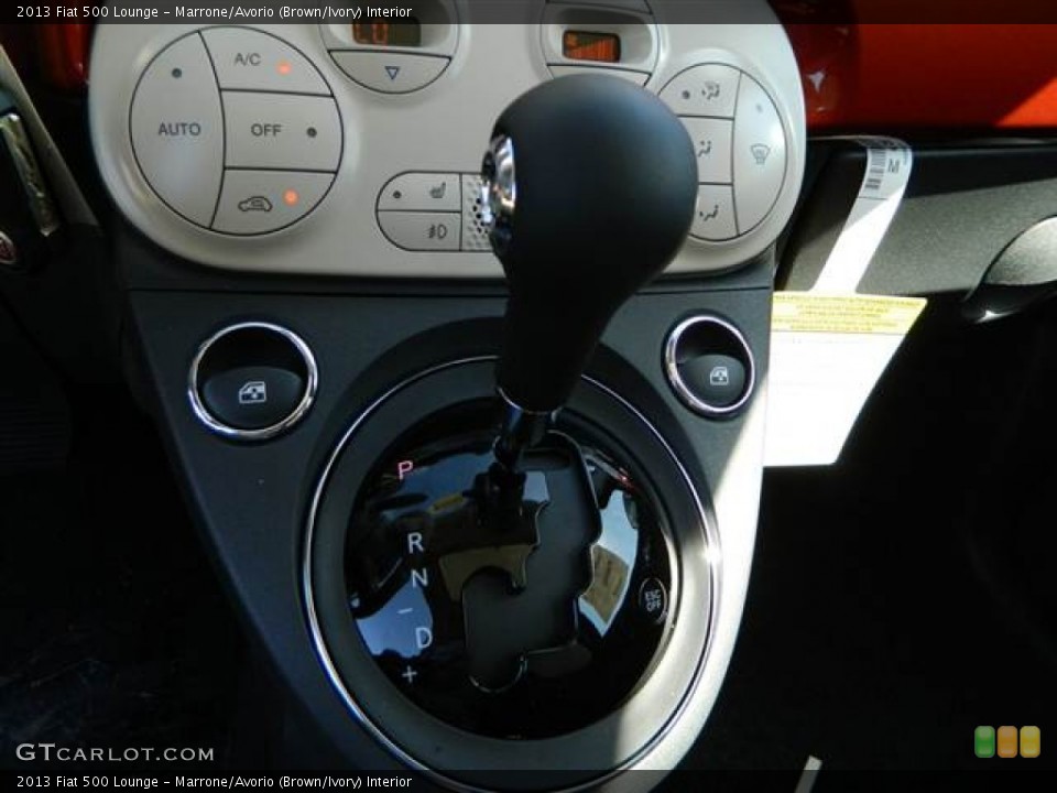 Marrone/Avorio (Brown/Ivory) Interior Transmission for the 2013 Fiat 500 Lounge #73010876