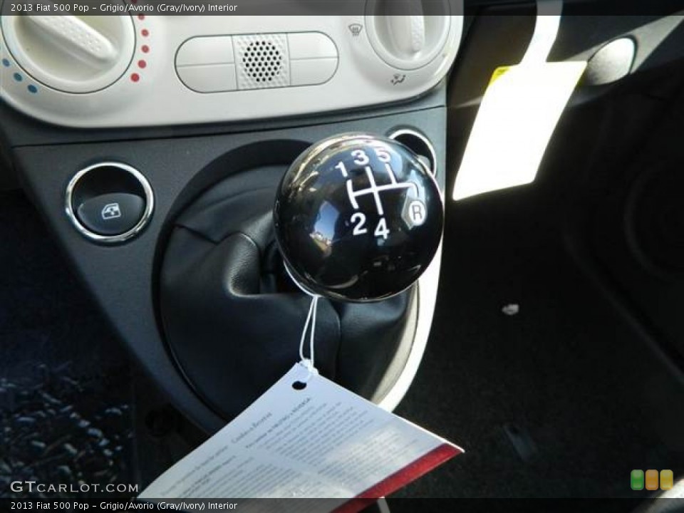Grigio/Avorio (Gray/Ivory) Interior Transmission for the 2013 Fiat 500 Pop #73012629